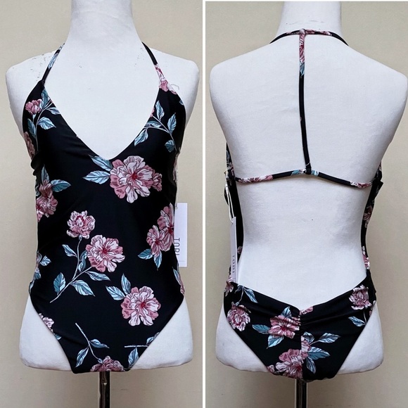 Tobi Floral Monokini NWT Size Medium - Picture 1 of 5
